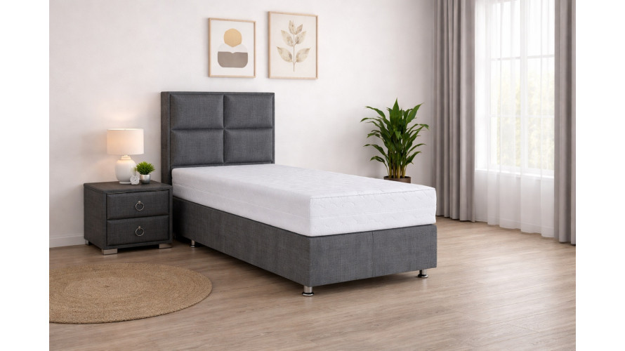 Eenpersoons opbergboxspring