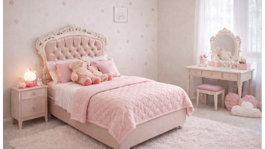 Opberg boxspring Princess 90x200