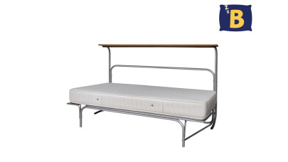 Opklapbed met dwarsgespannen spiraalbodem